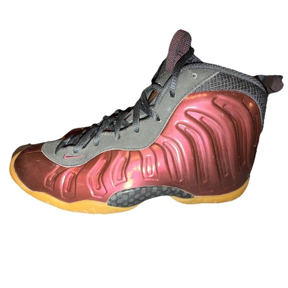 Nike Other - Nike Air Foamposite Little Posite 1 GS Sneaker Maroon Black 644791-600 Size 6.5Y